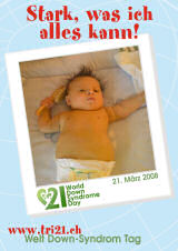 Poster zum Welt Down-Syndrom Tag 08