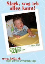 Poster zum Welt Down-Syndrom Tag 08