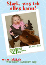 Poster zum Welt Down-Syndrom Tag 08