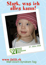 Poster zum Welt Down-Syndrom Tag 08