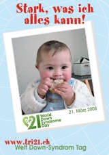 Poster zum Welt Down-Syndrom Tag 08