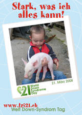 Poster zum Welt Down-Syndrom Tag 08