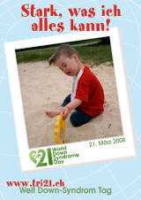 Poster zum Welt Down-Syndrom Tag 08