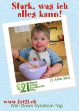 Poster zum Welt Down-Syndrom Tag 08