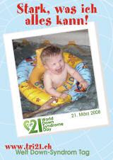 Poster zum Welt Down-Syndrom Tag 08