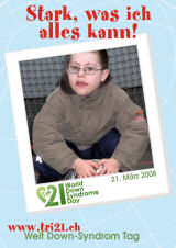 Poster zum Welt Down-Syndrom Tag 08