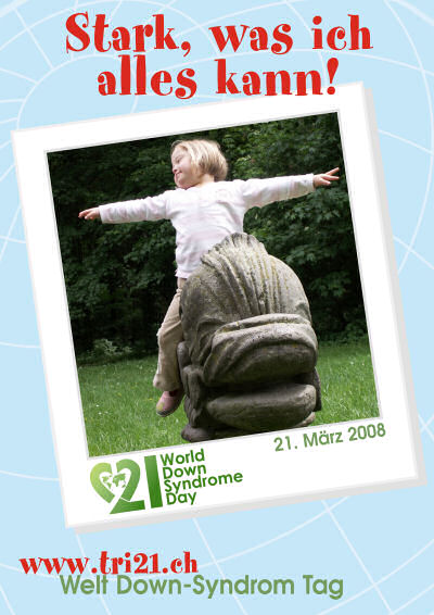 Poster zum Welt Down-Syndrom Tag 08