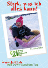 Poster zum Welt Down-Syndrom Tag 08