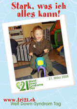 Poster zum Welt Down-Syndrom Tag 08