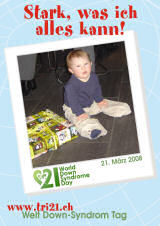 Poster zum Welt Down-Syndrom Tag 08