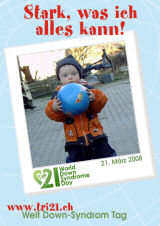 Poster zum Welt Down-Syndrom Tag 08