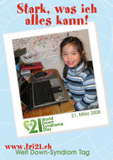 Poster zum Welt Down-Syndrom Tag 08