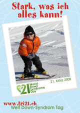 Poster zum Welt Down-Syndrom Tag 08
