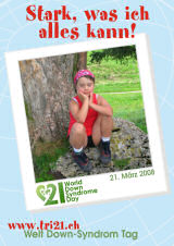 Poster zum Welt Down-Syndrom Tag 08