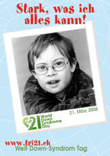Poster zum Welt Down-Syndrom Tag 08