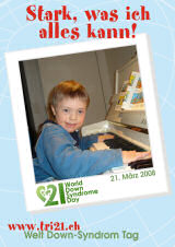 Poster zum Welt Down-Syndrom Tag 08
