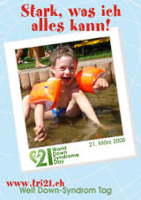 Poster zum Welt Down-Syndrom Tag 08