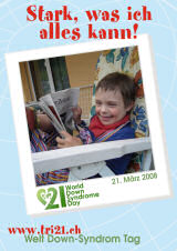 Poster zum Welt Down-Syndrom Tag 08