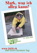 Poster zum Welt Down-Syndrom Tag 08
