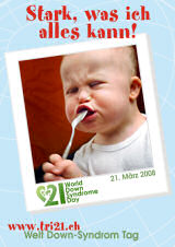 Poster zum Welt Down-Syndrom Tag 08
