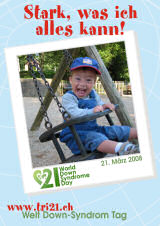Poster zum Welt Down-Syndrom Tag 08