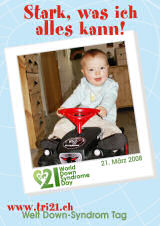 Poster zum Welt Down-Syndrom Tag 08