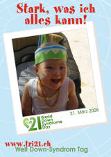 Poster zum Welt Down-Syndrom Tag 08