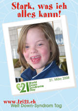 Poster zum Welt Down-Syndrom Tag 08