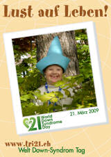 Poster zum Welt Down-Syndrom Tag 09