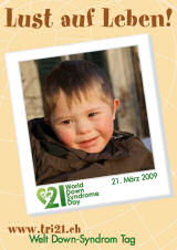 Poster zum Welt Down-Syndrom Tag 09