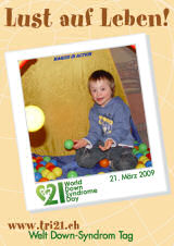Poster zum Welt Down-Syndrom Tag 09