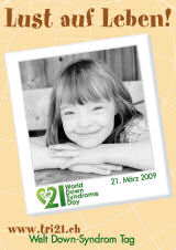 Poster zum Welt Down-Syndrom Tag 09