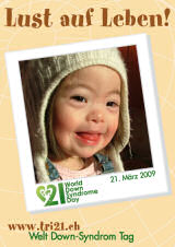 Poster zum Welt Down-Syndrom Tag 09