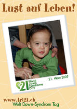Poster zum Welt Down-Syndrom Tag 09