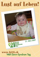 Poster zum Welt Down-Syndrom Tag 09