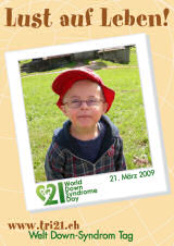 Poster zum Welt Down-Syndrom Tag 09