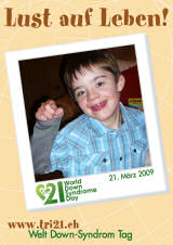 Poster zum Welt Down-Syndrom Tag 09