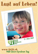 Poster zum Welt Down-Syndrom Tag 09