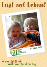 Poster zum Welt Down-Syndrom Tag 09