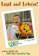 Poster zum Welt Down-Syndrom Tag 09