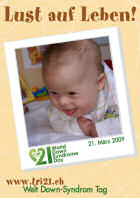 Poster zum Welt Down-Syndrom Tag 09