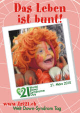 Poster zum Welt Down-Syndrom Tag 2010