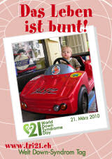 Poster zum Welt Down-Syndrom Tag 2010