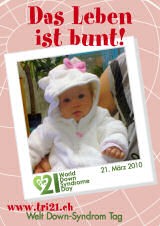 Poster zum Welt Down-Syndrom Tag 2010