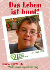 Poster zum Welt Down-Syndrom Tag 2010