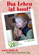 Poster zum Welt Down-Syndrom Tag 2010