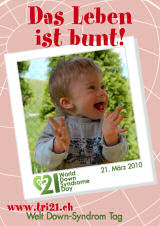 Poster zum Welt Down-Syndrom Tag 2010
