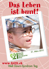 Poster zum Welt Down-Syndrom Tag 2010