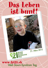 Poster zum Welt Down-Syndrom Tag 2010