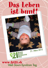 Poster zum Welt Down-Syndrom Tag 2010
